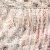 3x6 Rug For Laundry Room Red Beige Antique Vintage Rug, 110x193Cm SK 2797