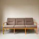 Vintage Wooden Seating Area / Sofa / Armchair