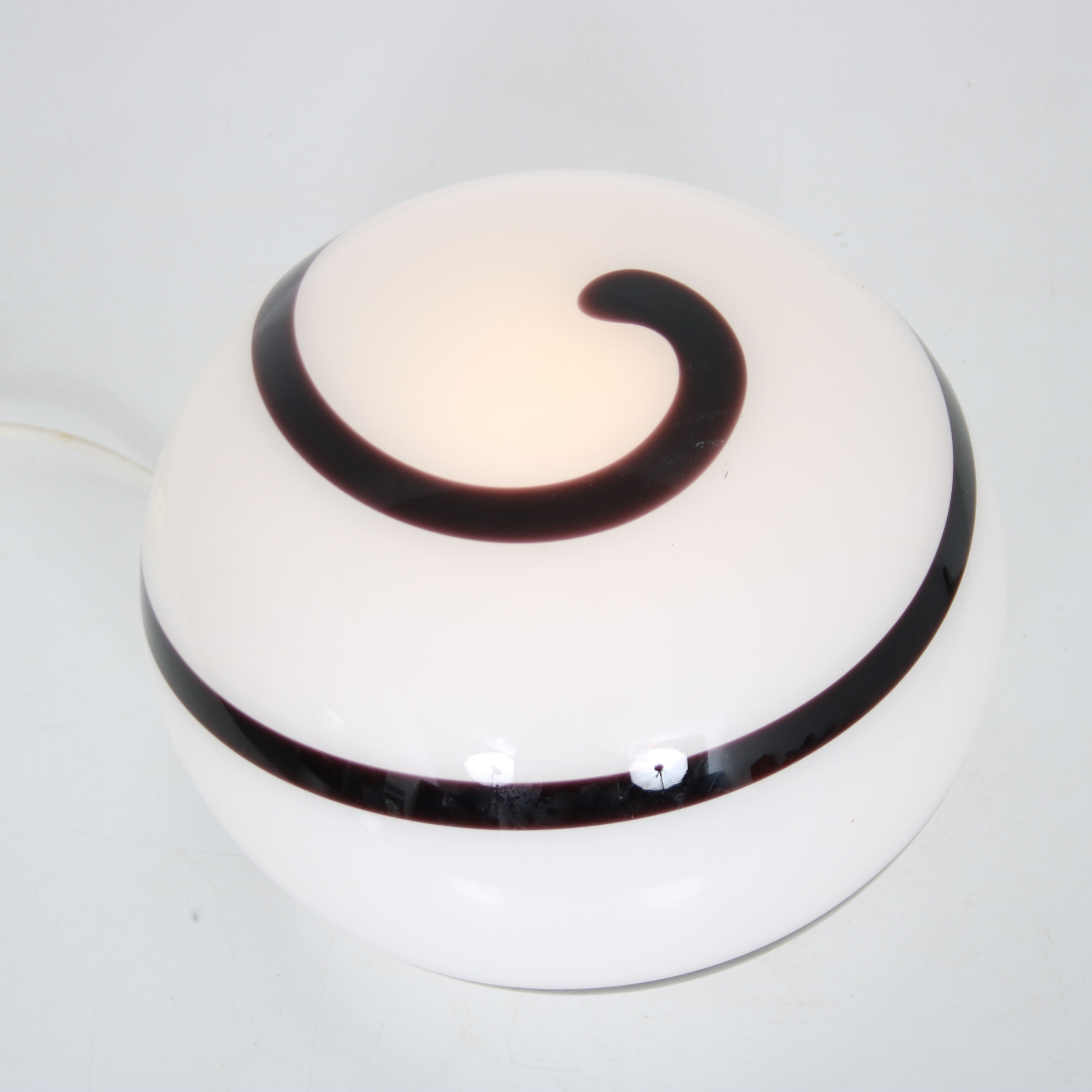 1990s Murano glass table lamp by Ilu Di Vetro, Italy