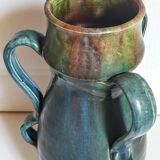 Duo of Flemish pottery of Charles and Auguste Maes early twentieth century
