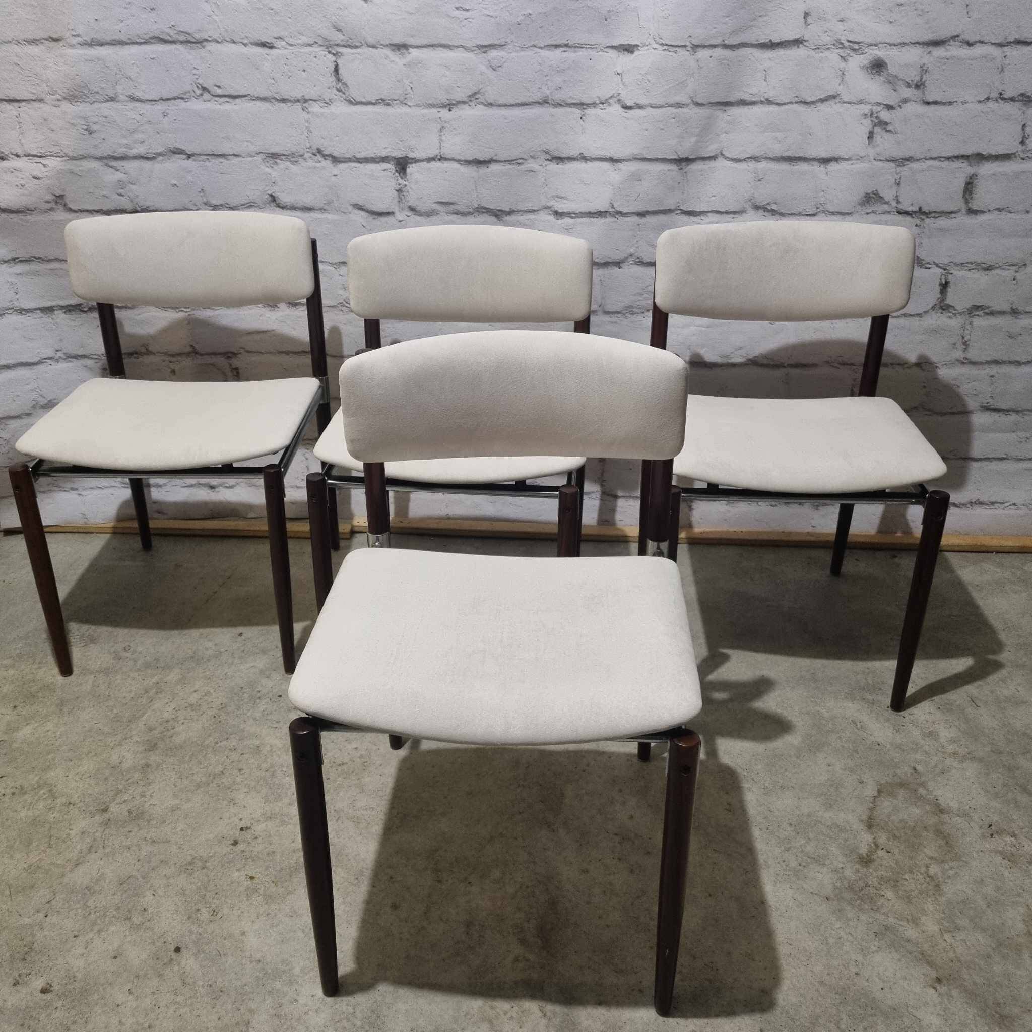 Vintage Dining Chairs By C. Denekamp For Thereca, 1960s, Set Of 4