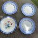 4 assiettes plates modele Gaulois, creil et montereau et Elorn, digoin sarreguemines, collector