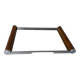 Mirror and wood tray