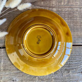 6 vintage Gien hollow plates