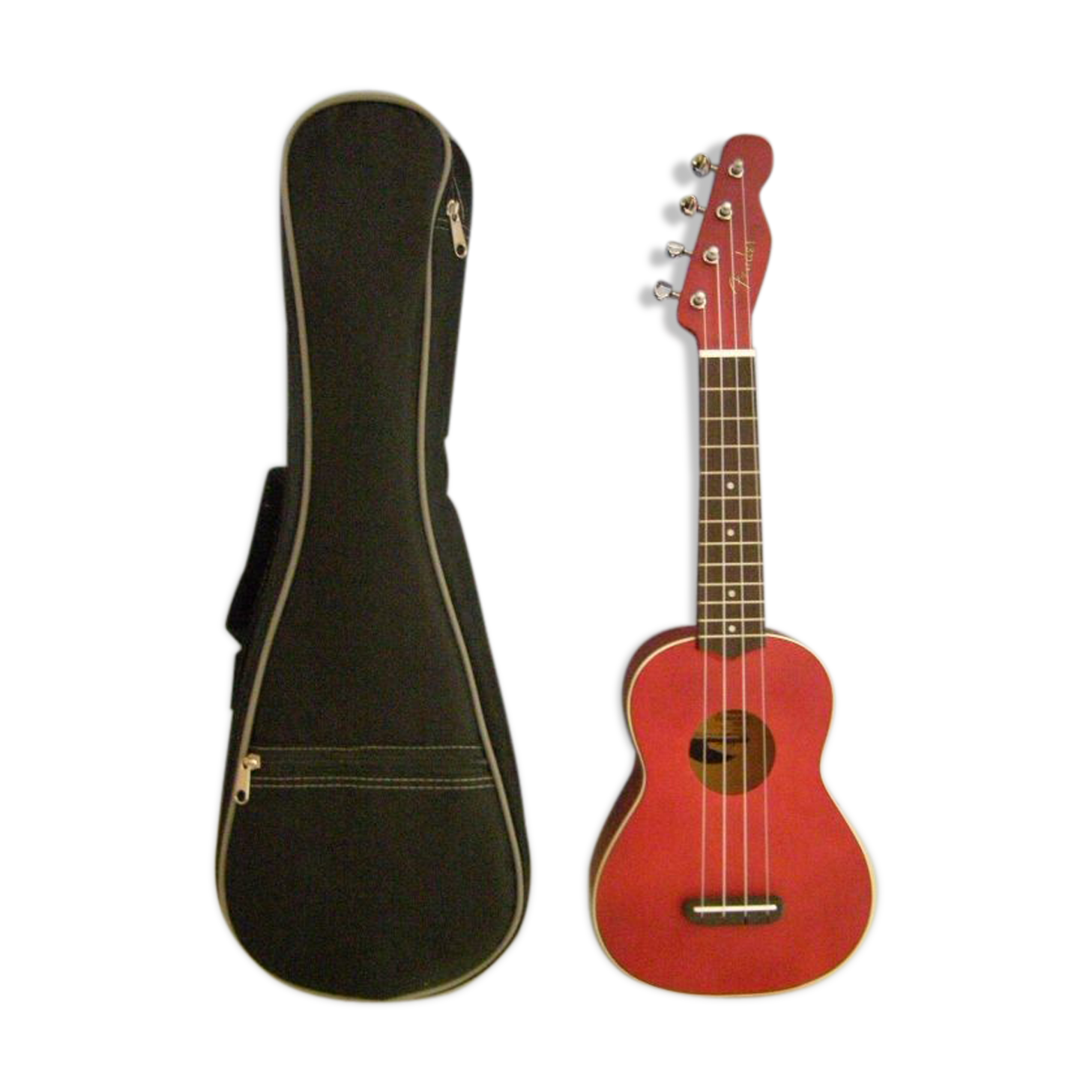 Instrument à cordes pincées Ukulélé "Fender" longueur 57cm avec sa