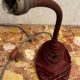 Art Deco lamp ERPE no 40 - Belgium 1930s/40s - Swan Neck Cast Iron