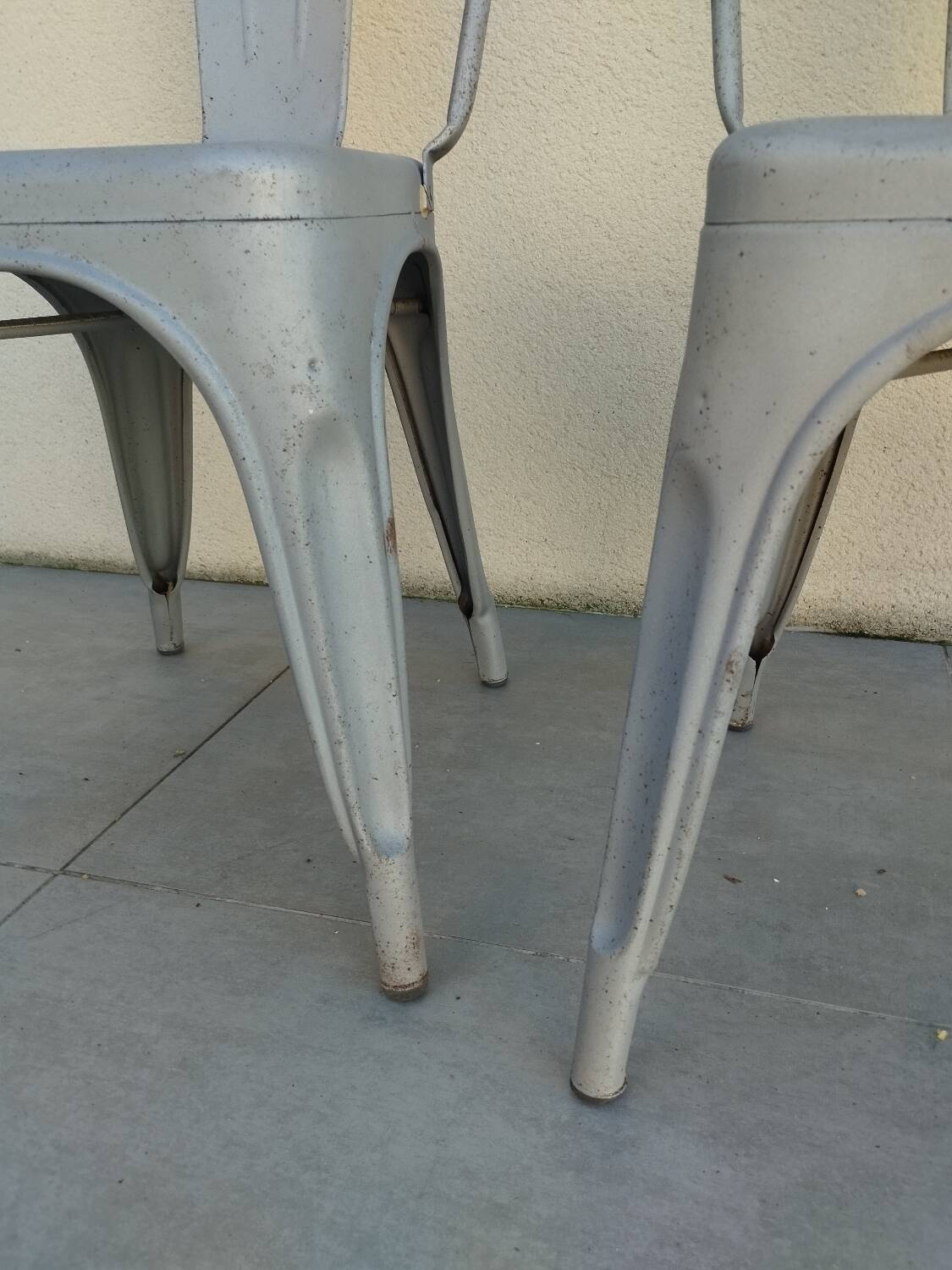 Vintage tolix metal chairs model A