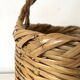 Panier rond vintage en osier