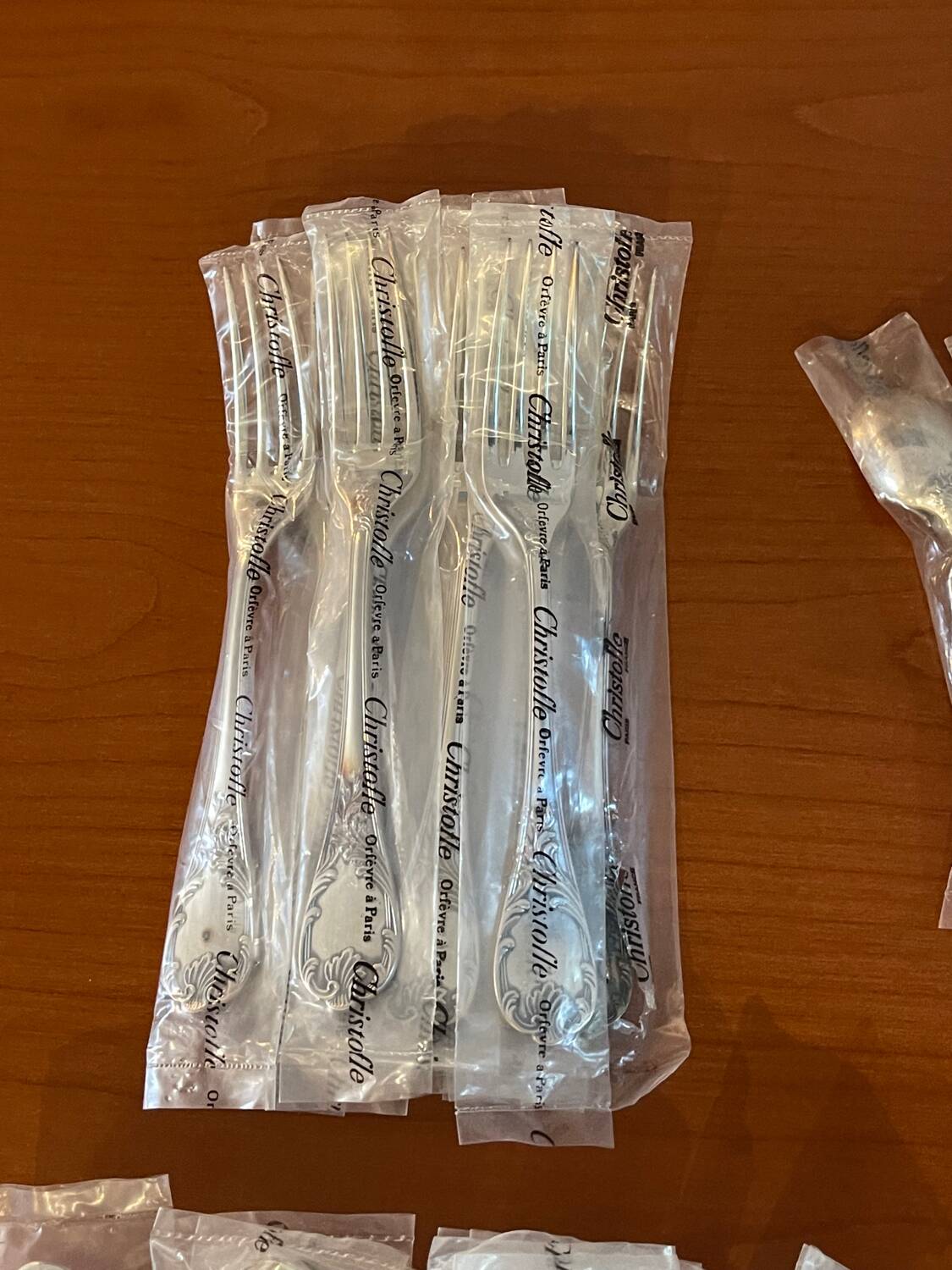 Christofle Marly new cutlery 37 pieces in sealed blister