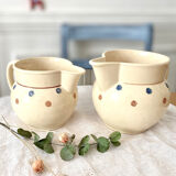 Set of 2 pitchers Sarreguemines