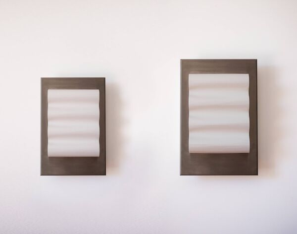 Applique murale Frame Alu Brut S