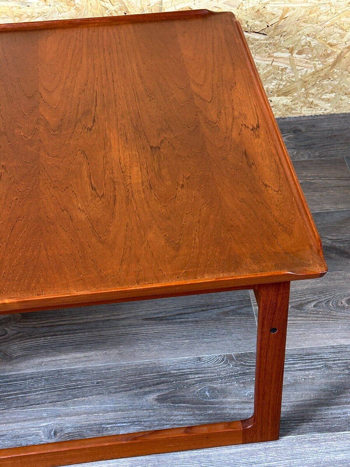 60s 70s teak coffee table Kubus by Jalk Vodder Andersen for Dyrlund Denmark