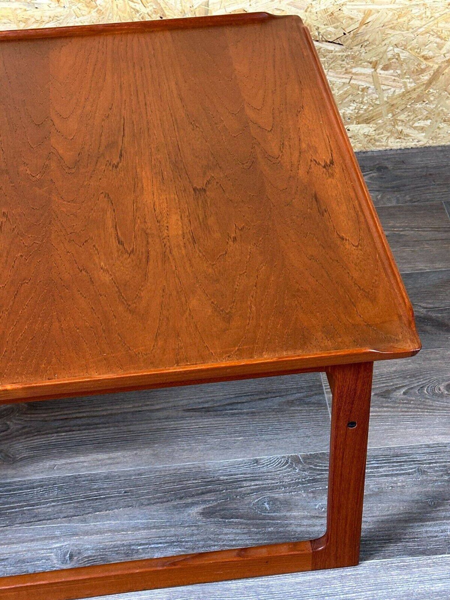 Table basse en teck des années 60-70 Kubus par Jalk Vodder Andersen pour Dyrlund Danemark