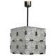 Mid-Century Square Clear Glass Pendant by K. Šenov, 1960s, Czechoslovakia