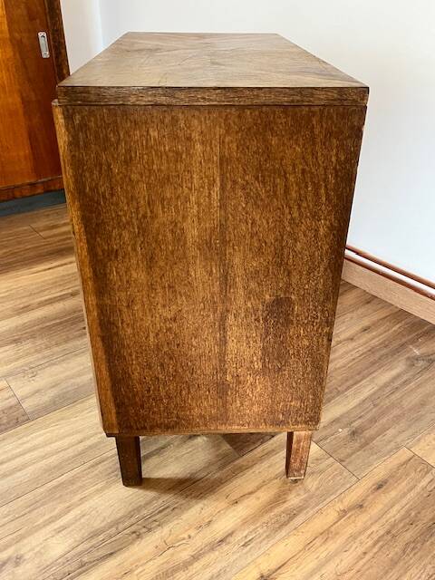 Commode marquetée  3 tiroirs