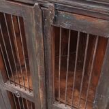 Armoire d'angle ancienne en bois
