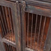 Old wooden corner cabinet