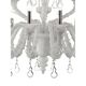Imperial Venetian Modern White "Ca' Rezzonico" With Curls Murano Glass Chan