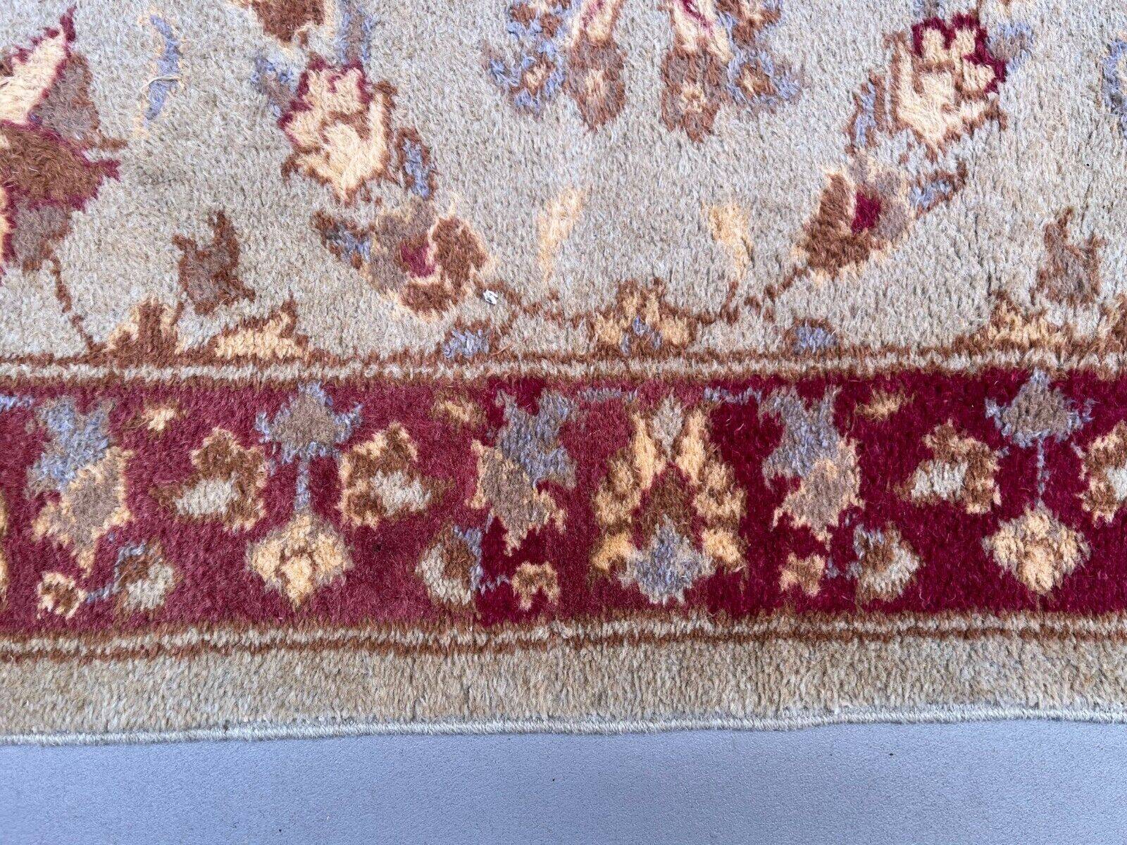 Very long tribal runner 440x82 cm tribal rug, beige, blue, vintage 2506