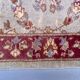 Very long tribal runner 440x82 cm tribal rug, beige, blue, vintage 2506