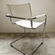 White leather desk