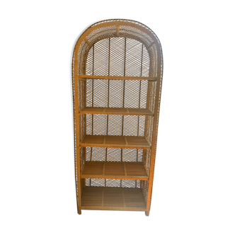 Emmanuelle rattan shelf