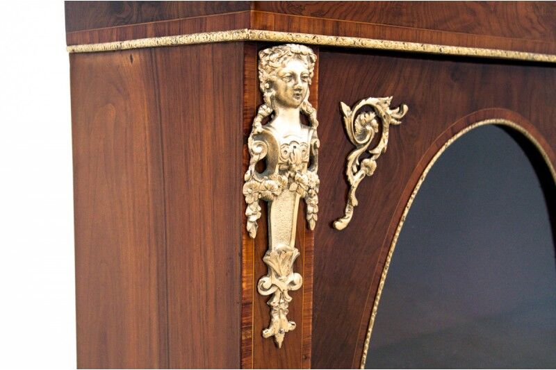 Antique French chest of drawers, late 19th century. After renovation.