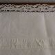 Lot 2 pillowcases embroidered and monogrammed MB old cotton 70 x 75