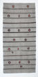 6x12 Gray & Black Modern Hemp Rug, 184x379Cm