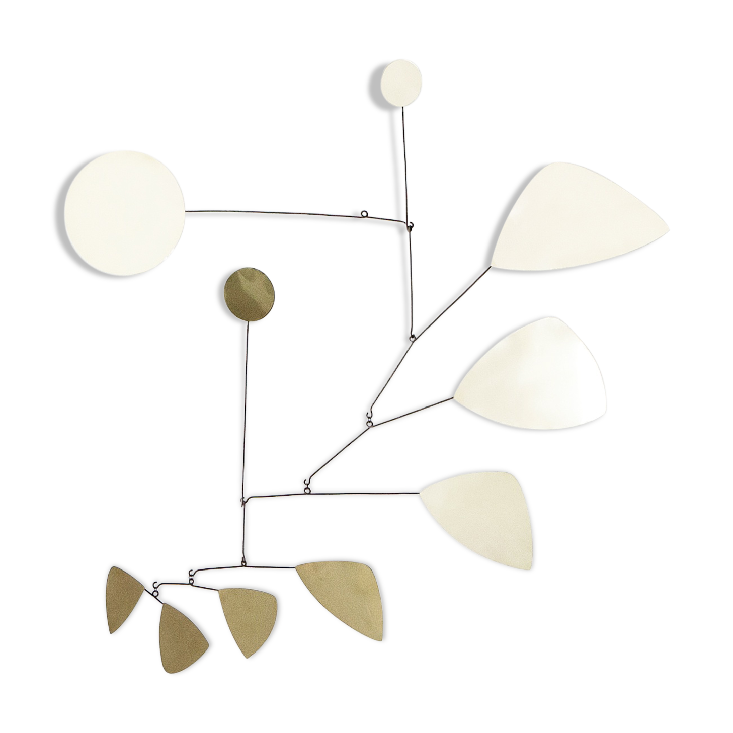 Mobile modernist brass 65 x 70