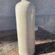 Old glazed stoneware bottle