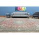 1970s Vintage Persian Handmade Wool Red Area Rug 296x391