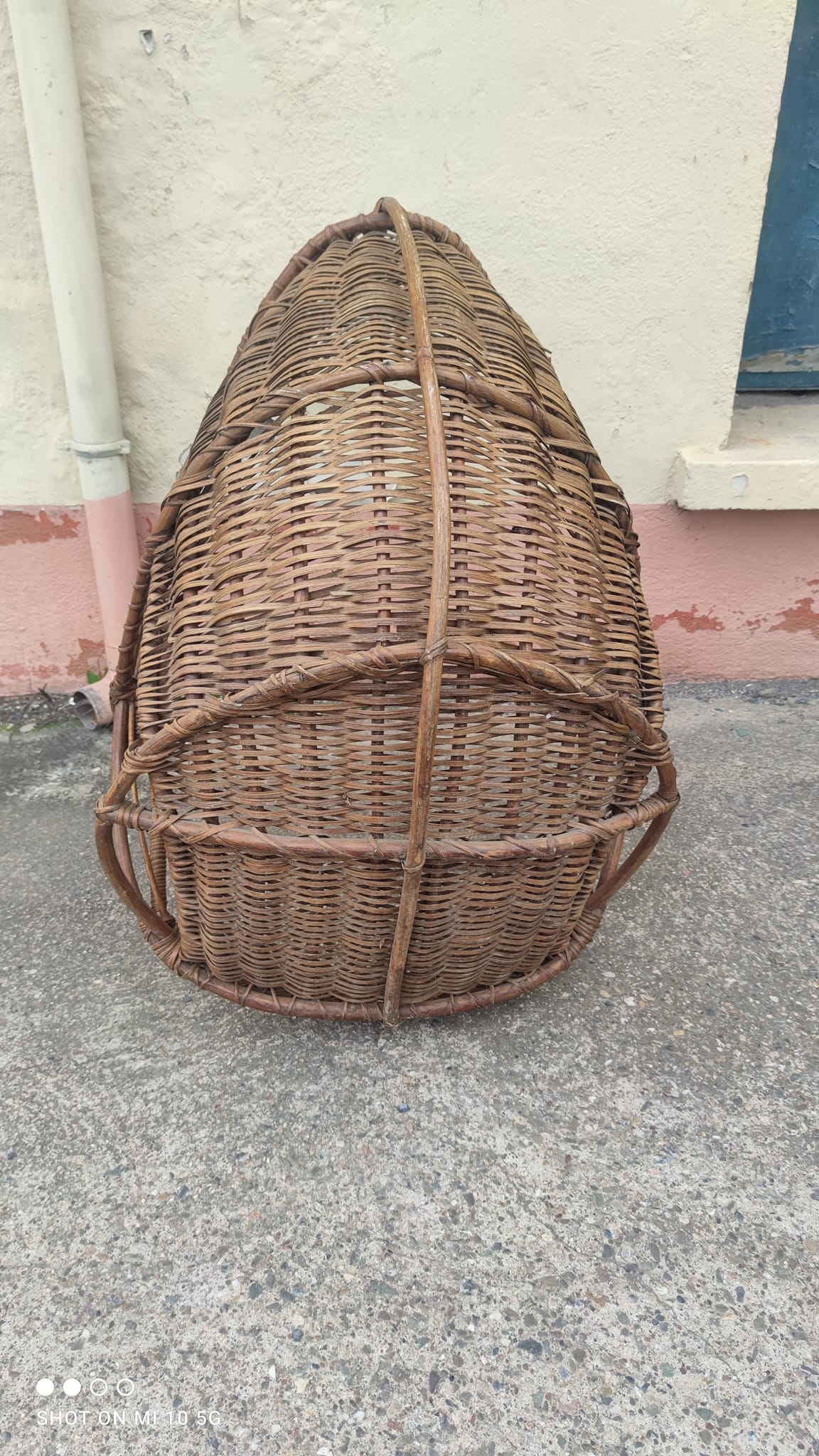 Rattan hanging egg chair