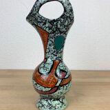 Ceramic vase 50s free form Vallauris Marius Bessonne