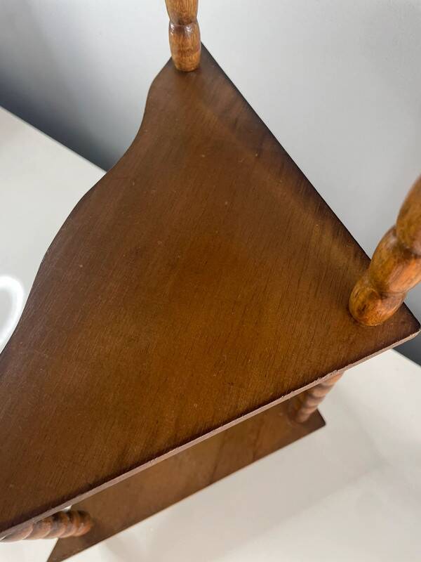 Vintage corner shelf