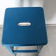 Tabouret bois bleu 1950 795mm