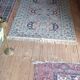 Vintage oriental rug from the 1980s. Handcrafted, handmade.