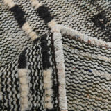 3x9 handmade pom pom vintage runner rug 285x73cm