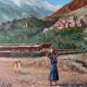 Tableau huile sur panneau orientaliste