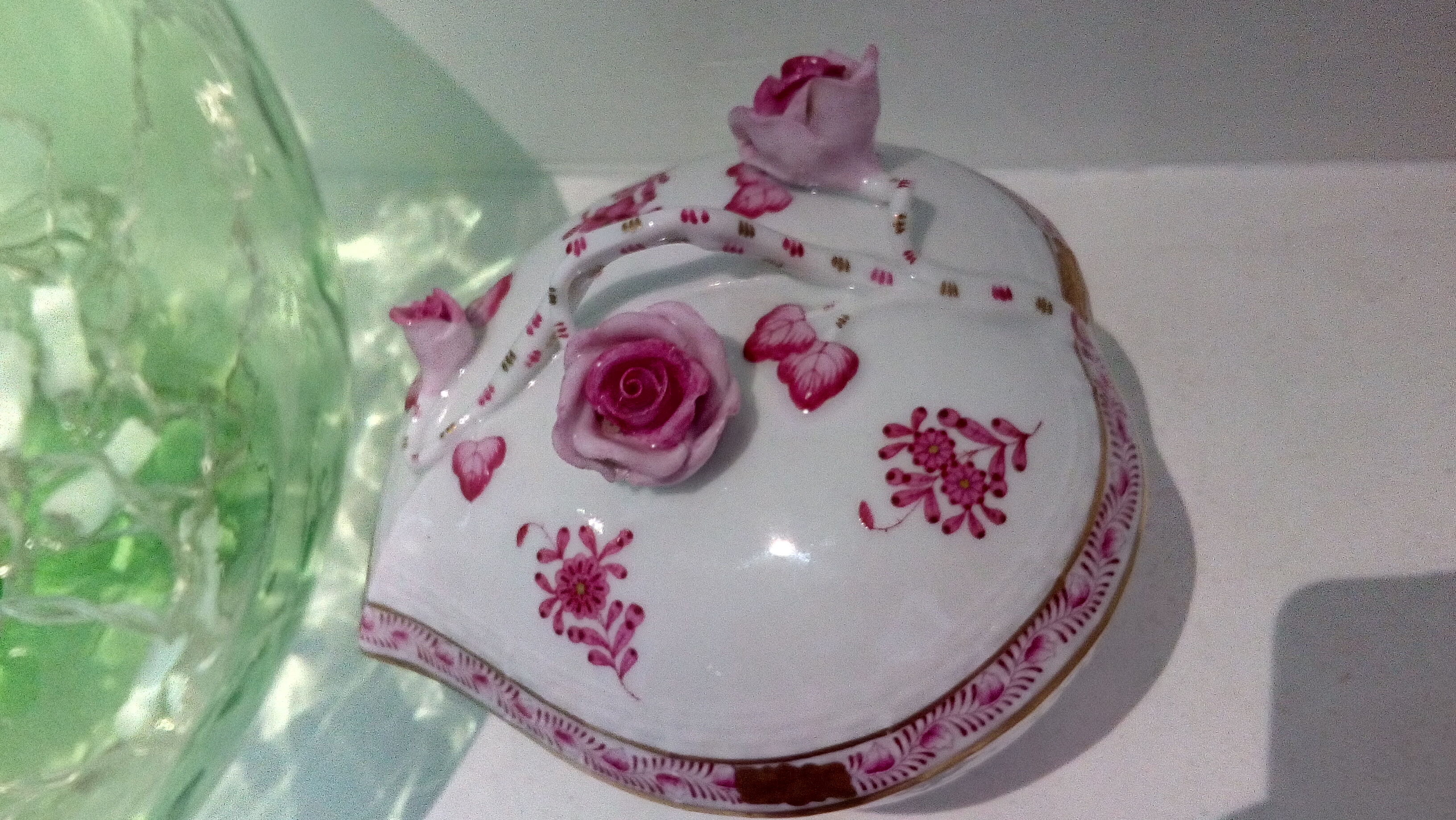 Herend porcelain jewelry box