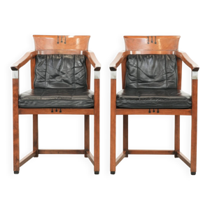 Paire de fauteuils en - design art