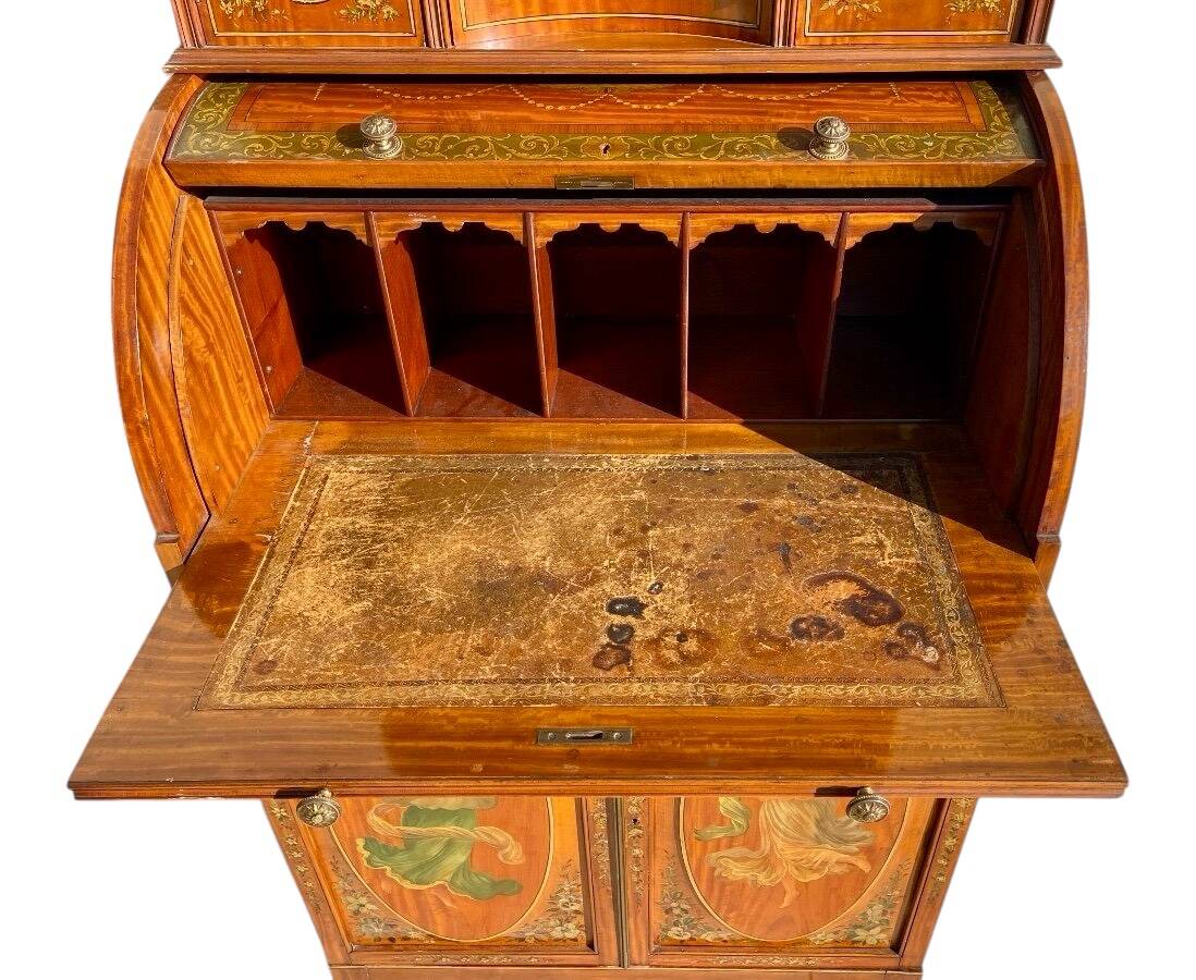 Marquetry sideboard by Hobbs & Co. London