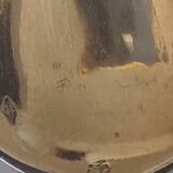 6 small numbered silver teaspoons, Minerva hallmark.