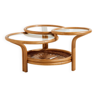 Italian bamboo coffee table