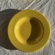 Set of 6 vintage yellow deep plates D22.5 H3.5