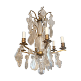 Chandelier cage with tassels