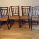 Suite 4 chairs 1900 cane