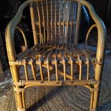 Children's rattan armchair