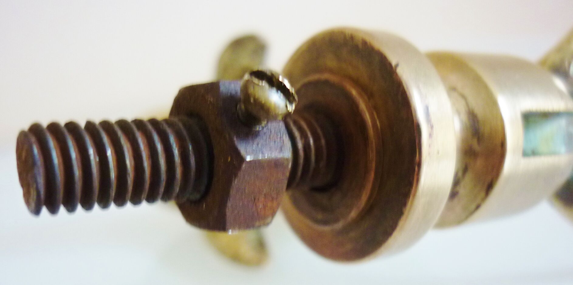 Door knocker with stopper and Maltese cross, solid brass dolphin