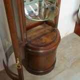 Set of 2 antique display cabinets